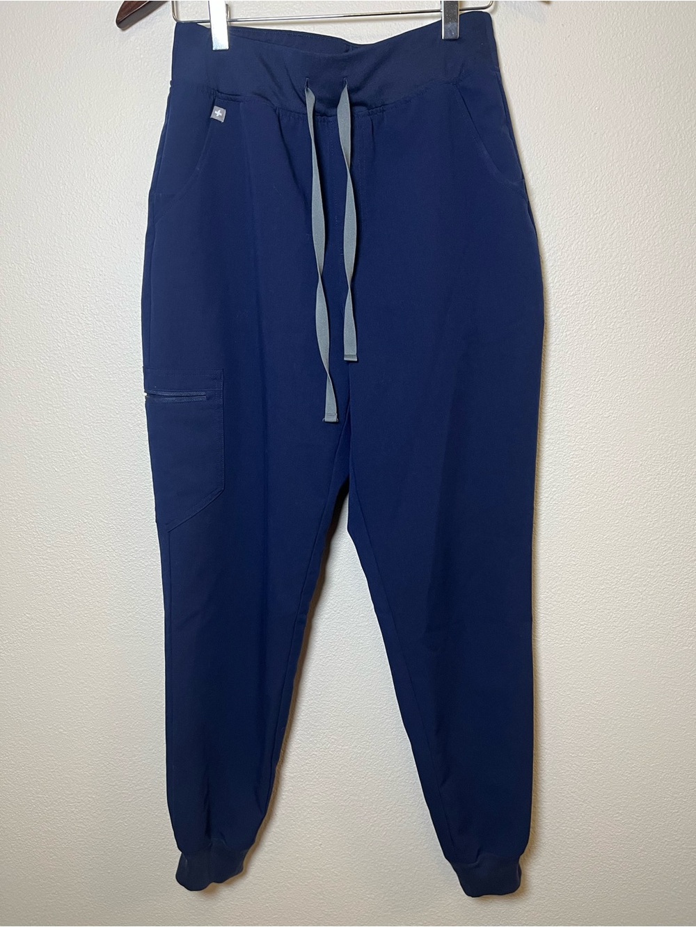Figs Women’s Navy Zamora Drawstring Joggers with Side Utility Pocket